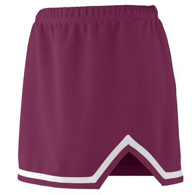 Augusta Sportswear Girls Large Maroon/White Skirt