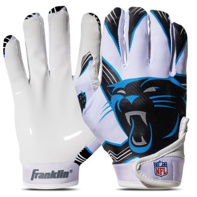 Franklin Sports NFL Carolina Panthers Youth Football Receiver Gloves - X-Small/Small