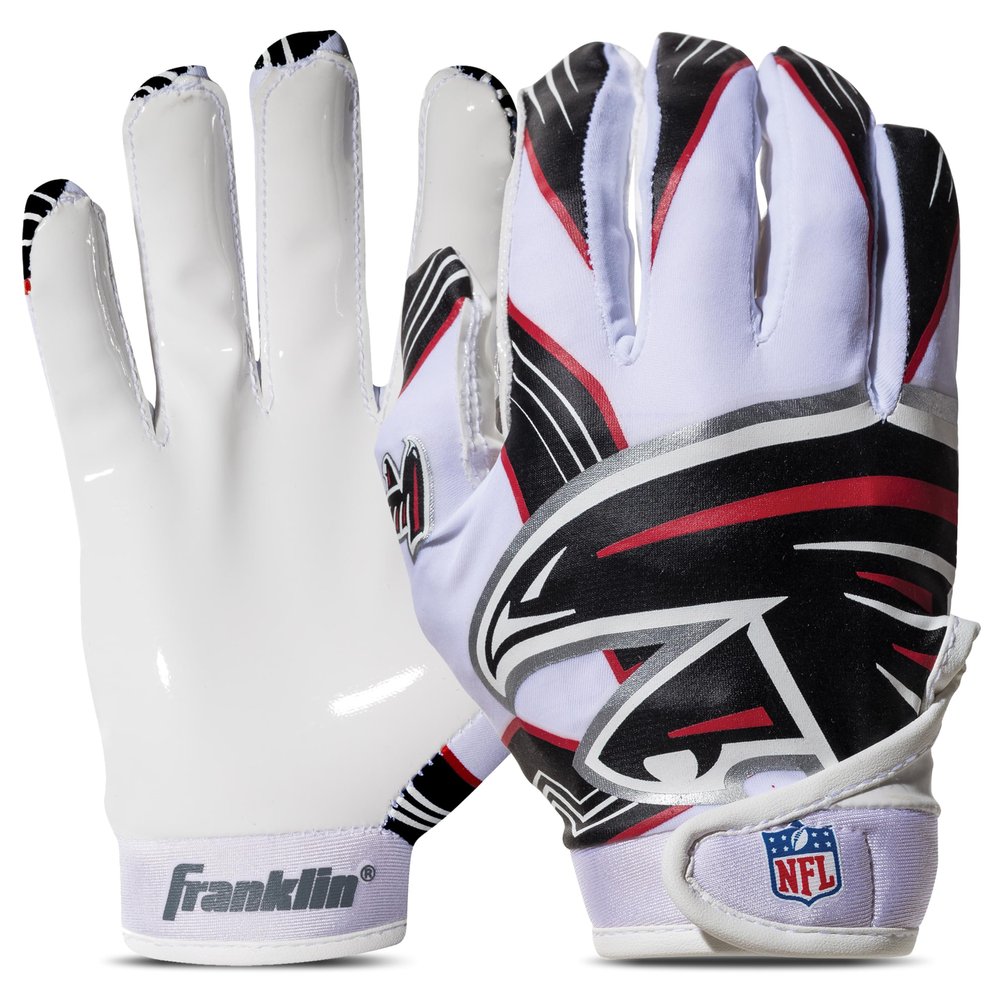 Franklin Sports NFL Atlanta Falcons Youth Football Receiver Gloves - X-Small/Small