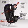 Regatta Unisex Blackfell Iii Reflective Hardwearing Travel Backpack view 3