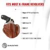 1791 GUNLEATHER Revolver Holster - Fits 2.75" Barrel K-Frame Pistols and Similar Guns - OWB Right Handed Leather Gun Holster (RVH Size 2s) view 3