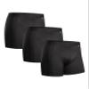 DANISH ENDURANCE Mens Underwear Athletic Performance Boxers for Men, Boxer Briefs Pack, Compression, Sports, Running, Gym,FItness, Elastic Black view 1