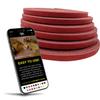 TOFL Baseball Glove Lace Kit | Leather Lacing for Baseball & Softball Glove Repair - 72" Long Strips - Cardinal Red 6 view 1
