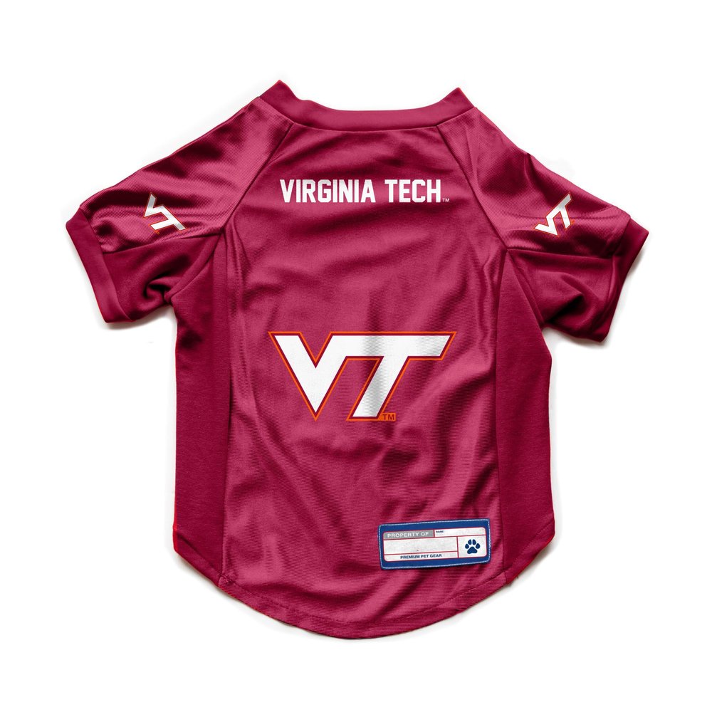 Littlearth NCAA Virgina Tech Hokies Stretch Pet Jersey, Team Color, Medium