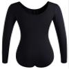 DANSHOW Women Long Sleeve Dance leotards for Ballet Adult lady Train top(4028-L-06) view 2
