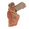 1791 GUNLEATHER Leather Gun Holster - 3 Way OWB Right Handed Thumb Break Holster - Fits Glock 17, 19, Ruger SR9 SR22, Sig P225, Springfield XDS, SW Shield MP9 MP40, Walther CCP, P22, Taurus G2 - Brown view 1
