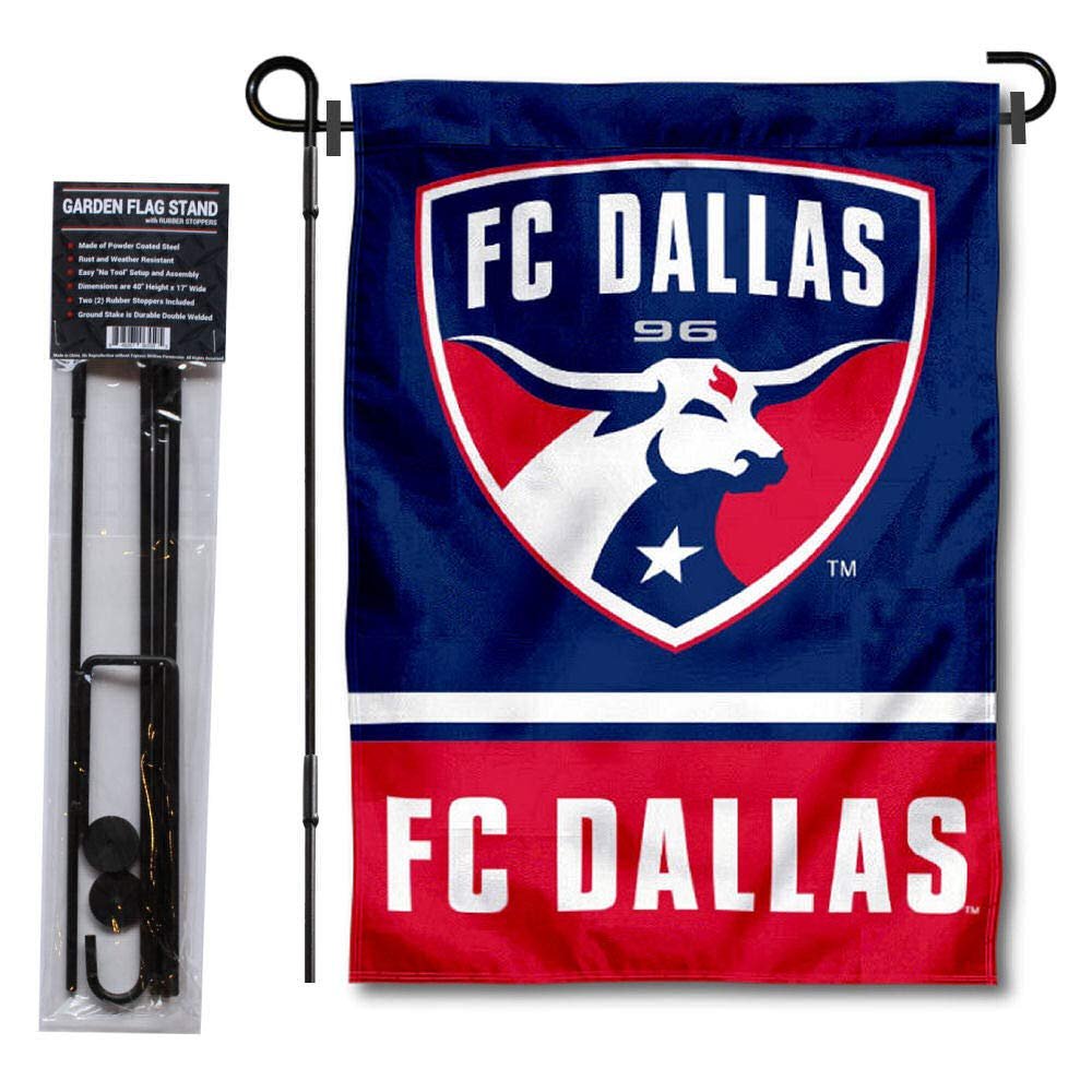 FC Dallas Garden Flag with Stand Pole Holder