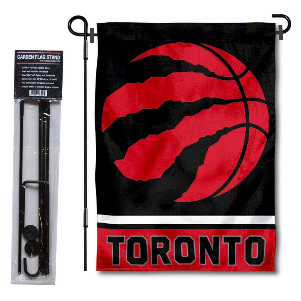 Toronto Raptors Garden Flag with Stand Holder