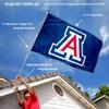Arizona Wildcats Blue Flag with Pole and Bracket Kit view 2