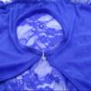ALOECDYV Women Sexy Lingerie Nightwear - One-Piece Bodysuit Nightie Plus Size, Black (Blue, M) view 4