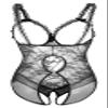 ALOECDYV Women Sexy Lingerie Nightwear - One-Piece Bodysuit Nightie Plus Size, Black (Black, M) view 2