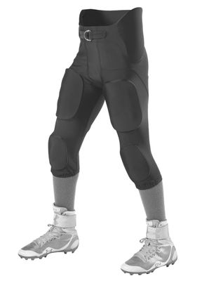 Alleson Athletic Power Spandex Integrated Football Pant Charcoal