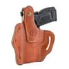 1791 GUNLEATHER XDS Thumb Break Holster - Right Handed OWB Leather Gun Holster - Fits Glock 17, 19, 22, 23, 32 Sig Sauer P225, P228, P229, SW MP Shield MP9 MP40, FNS-9, CZ P08 (BHX-3) (Classic Brown) view 2
