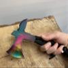 HWT239 Full Tang Fixed Blade Hunting Throwing Axe with Black Cord Handle (HWT239RW) view 1