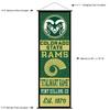Colorado State Rams Banner and Scroll Sign view 2