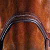 Collegiate ComFiTec Fancy Stitch Bridle, Brown, Warmblood view 4