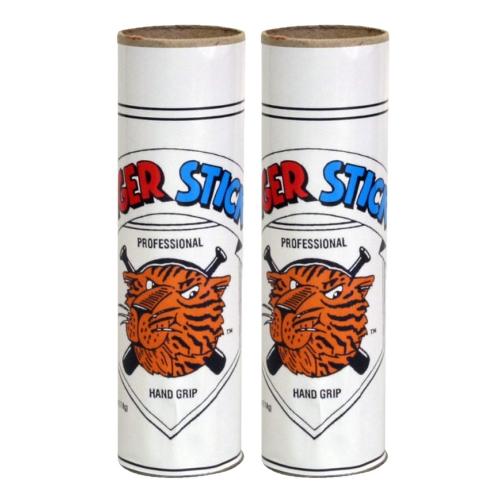 Tiger Stick Original Bat Grip Two Pack (4.25oz Each) - Double Pack Bat Wax Grip - No Stain, No Smell - Ideal for Baseball, Softball, Lacrosse, Golf, Surfing
