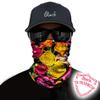 Obacle Seamless Bandana for Rave Face Mask Dust Wind UV Sun Protection Neck Gaiter Tube Mask Headwear for Women Men Festival Party Motorcycle Riding Fishing Hunting Outdoor (Small Rose Yellow Pink) view 2