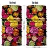 Obacle Seamless Bandana for Rave Face Mask Dust Wind UV Sun Protection Neck Gaiter Tube Mask Headwear for Women Men Festival Party Motorcycle Riding Fishing Hunting Outdoor (Small Rose Yellow Pink) view 3