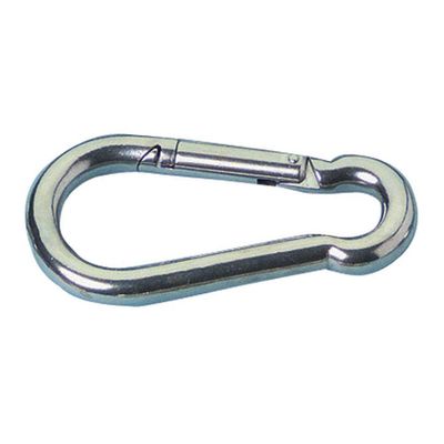 Stainless Steel 316 Snap Hook Spring Loaded Link Carabiner Connector Marine Grade by MarineNow (09x90mm (3-1/2 x 11/32), 10-Pack)