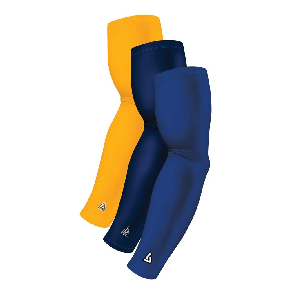 Compression Arm Sleeves Youth | Kids Athletic Sports Sleeves for Baseball Football Basketball Golf Tennis Volleyball Softball | Cooling UV Sun Protection | 3 Shooting Sleeves