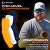 Compression Arm Sleeves Youth | Kids Athletic Sports Sleeves for Baseball Football Basketball Golf Tennis Volleyball Softball | Cooling UV Sun Protection | 3 Shooting Sleeves view 2