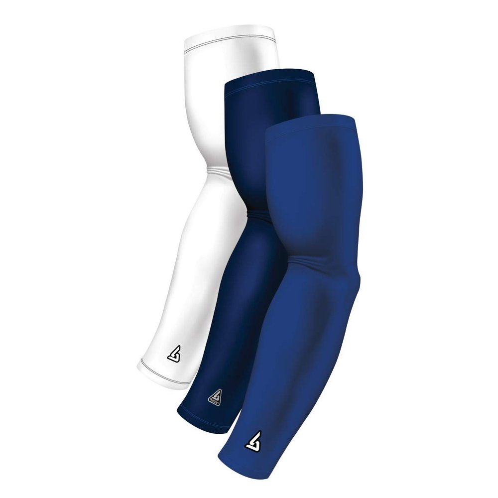 Arm Sleeve Pack For Men Women Youth Sports - Athletic Sleeves for Football Softball Cycling Volleyball Basketball Baseball - UV Sun Protection for Arms - Bicep Elbow Compression - Tattoo Cover Up
