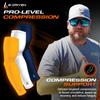 Arm Sleeve Pack For Men Women Youth Sports - Athletic Sleeves for Football Softball Cycling Volleyball Basketball Baseball - UV Sun Protection for Arms - Bicep Elbow Compression - Tattoo Cover Up view 2