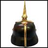 German Prussian Pickelhaube Spiked Helmet Leather Liner Brass Fitting with exp Shipping view 3