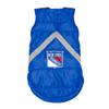 Littlearth Unisex-Adult NHL New York Rangers Pet Puffer Vest, Team Color, X-Small view 1