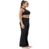 BUBBLELIME 29"/31"/33"/35"/37" Women's High Waist Bootcut Yoga Pants - 75% Nylon, 25% Spandex_Black XS-29 Inseam view 3