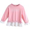Urtrend Little Girls' Kids Long Sleeve Top Pants Leggings Set Outfits(150,Rabbit Pink) view 2
