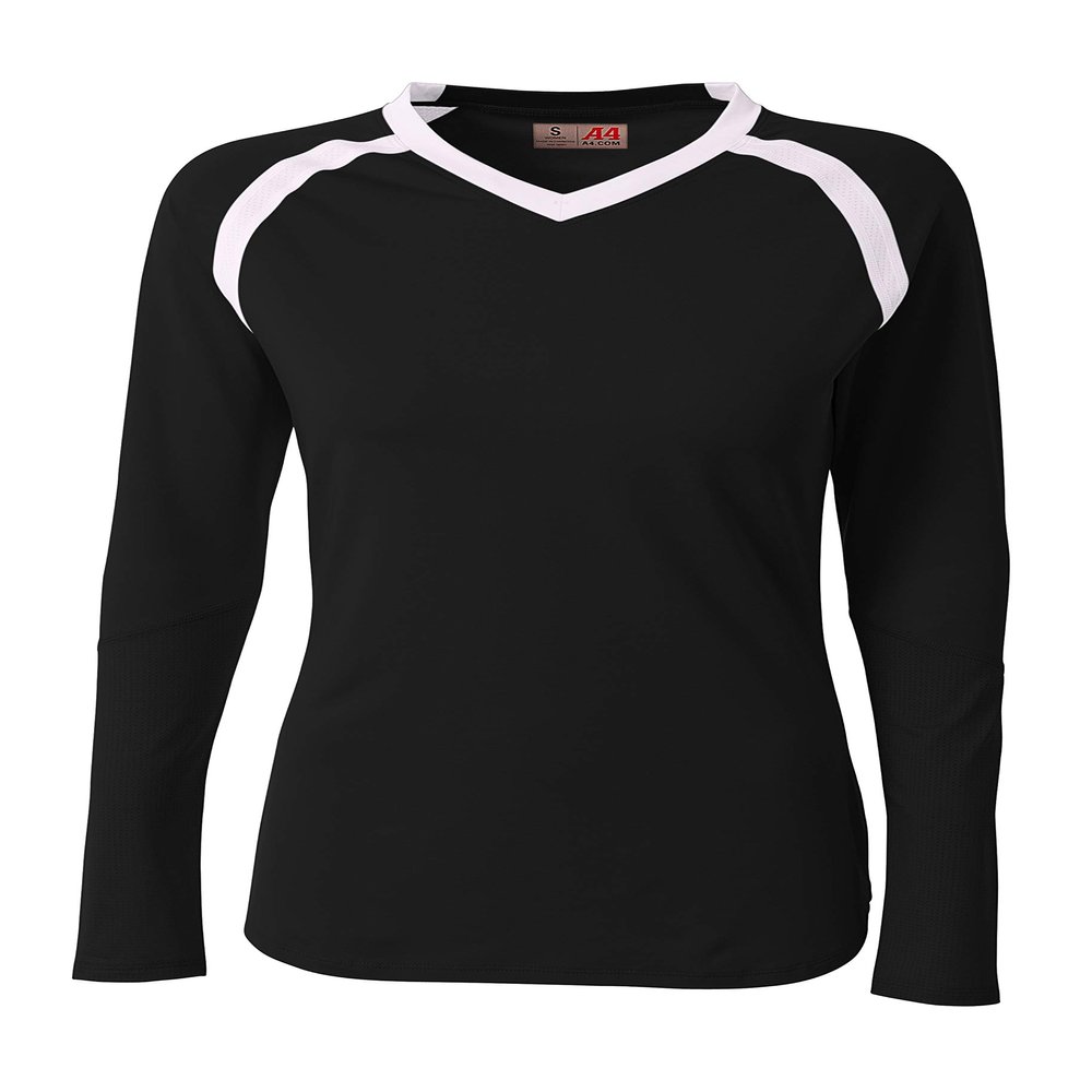 A4 A4 Youth Ace Long Sleeve Volleyball Jers