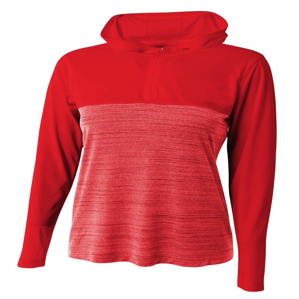 A4 A4 Women's Slate Quarter Zip Hoodie