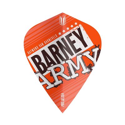 TARGET Darts Barney Army Pro Ultra Orance Vapor Dart Flights
