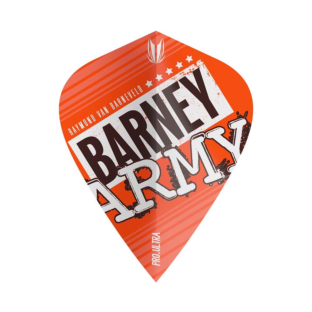 TARGET Darts Barney Army Pro Ultra Orance Vapor Dart Flights