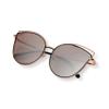 EVEE Oversize Double Wire Cat-Eye Sunglasses (Kitey) (Rose Gold/Pink) view 3