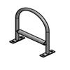 12" Bar Pile Holder - 4" Leg view 3