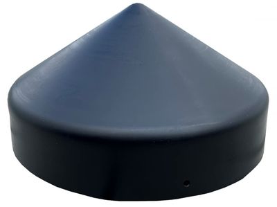 16" Black Cone Piling Cap