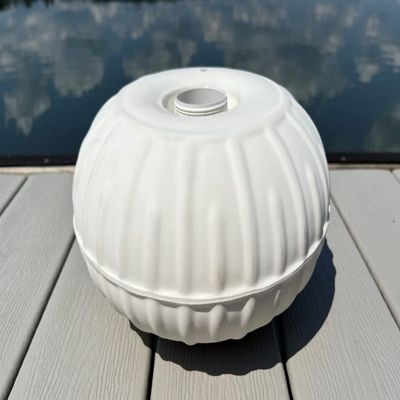 12" Dock Wheel - White