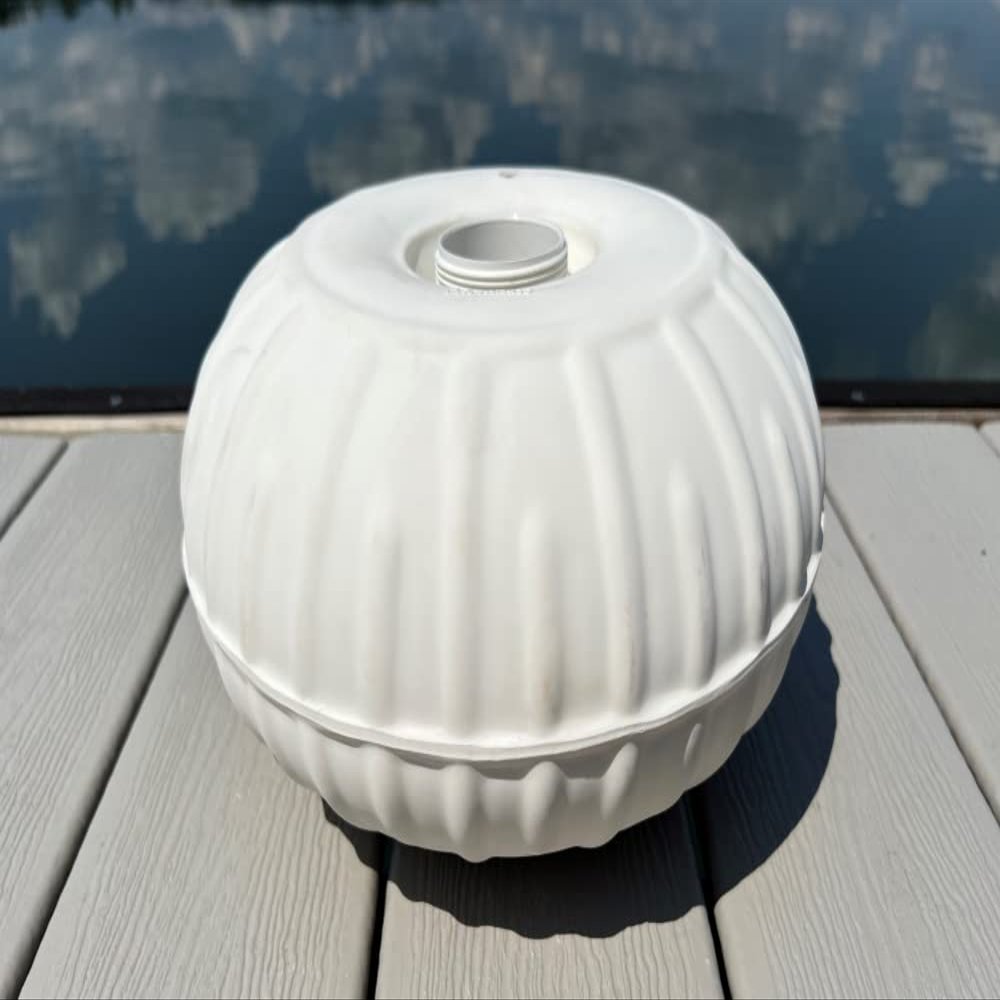 12" Dock Wheel - White