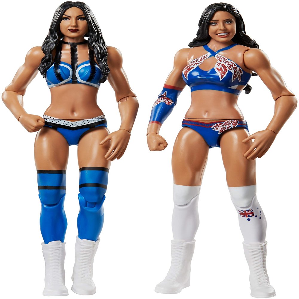 WWE Battle Pack Billie Kay & Peyton Royce, with Two 6-inch Articulated Action Figures & Ring Gear Series #61