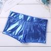 CHICTRY Child Girls Activewear Sequins Mermaid Tank Top & Shorts Set for Gymnastics Leotard Dancing Sequins Blue 7-8 view 4