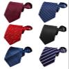BESMODZ Zipper Neckties for Men 6 PCS Classic Zipper Ties Pre-tied Formal Necktie Stripe Tie Set for Men view 1