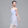 Baiw Dance 118141059 Pinched Ballet Leotards Camisole High Leg Ballet Leotards Girls (M 165, Fog Blue) view 4