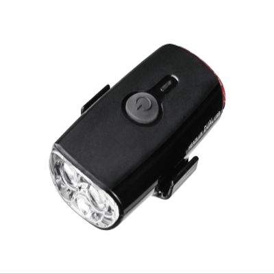 Topeak HeadLux Dual USB Bike Light Front & Rear LED Helmet Light, 140 Lumen White + 10 Lumen Red, IPX6 Waterproof, USB Rechargeable, 4 Lighting Modes