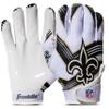 Franklin Sports NFL New Orleans Saints Youth Football Receiver Gloves - X-Small/Small view 1