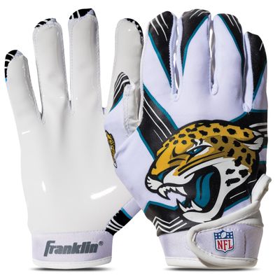 Franklin Sports NFL Jacksonville Jaguars Youth Football Receiver Gloves - X-Small/Small