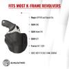 1791 GUNLEATHER Revolver Holster - Fits 2.75" Barrel K-Frame Pistols and Similar Guns - OWB Right Handed Leather Gun Holster (RVH Size 2s) view 3