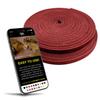 TOFL Baseball Glove Lace Kit | Leather Lacing for Baseball & Softball Glove Repair - 72" Long Strips - Cardinal Red 2 view 1